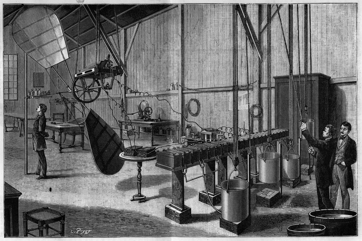 Atelier aérostatique des frères Tissandier : Vue d
