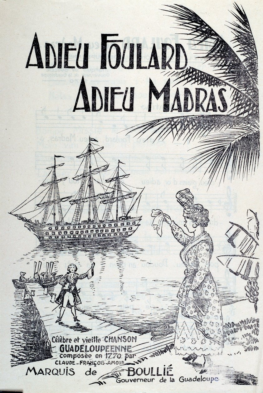 Chanson des Antilles : écharpe d
