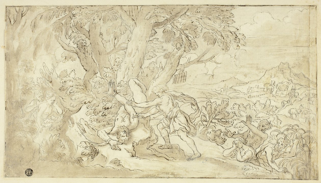 Apollon écorchant Marsyas - Unknown artist