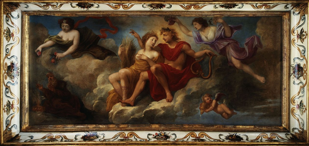 Apollon et les Quatre Saisons, Printemps, Été, Automne et Hiver, entre 1645 et 1655 - Unknown artist