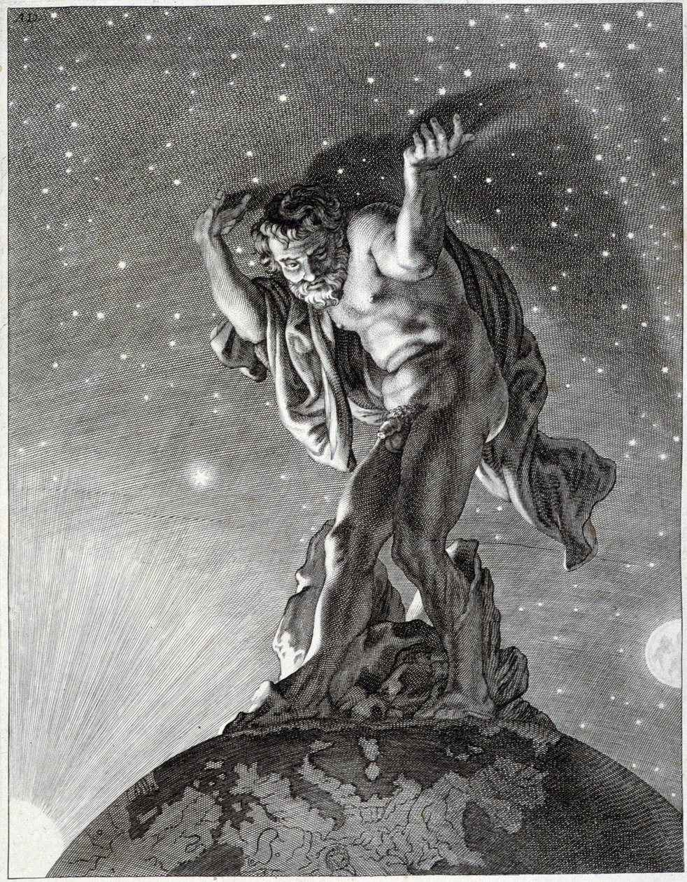 Atlas soutenant le ciel - Unknown artist