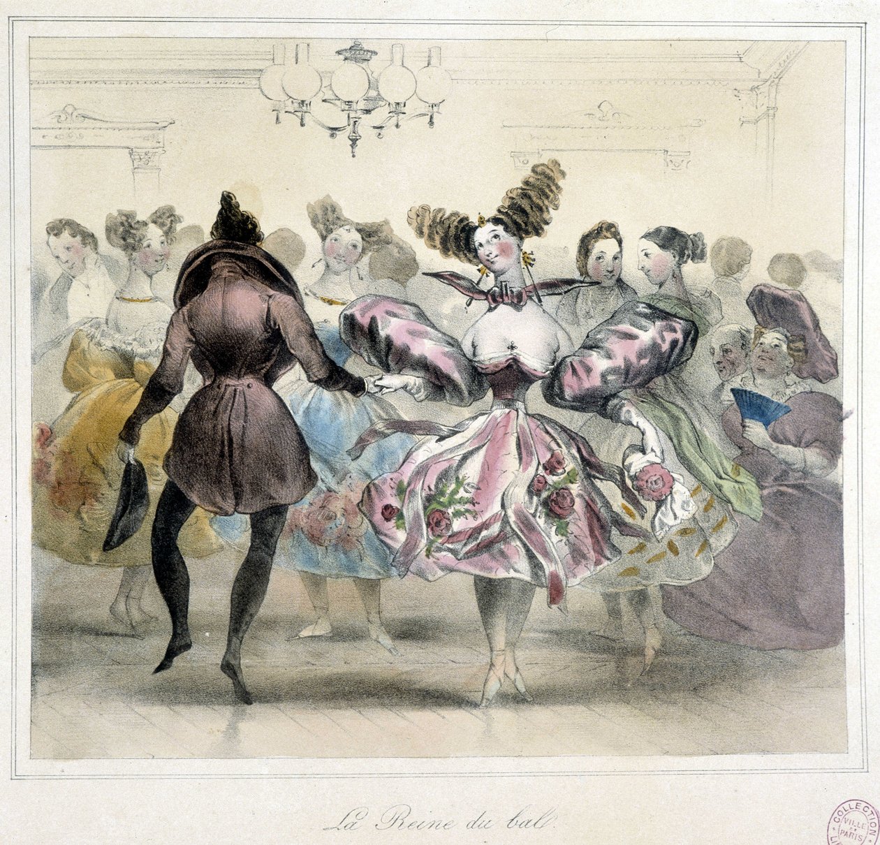 Bal : la reine du bal - 19ème siècle - Unknown artist