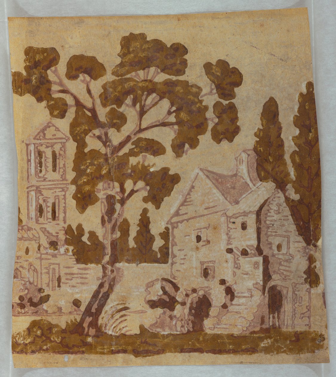 Papier de boîte à chapeaux - Unknown artist
