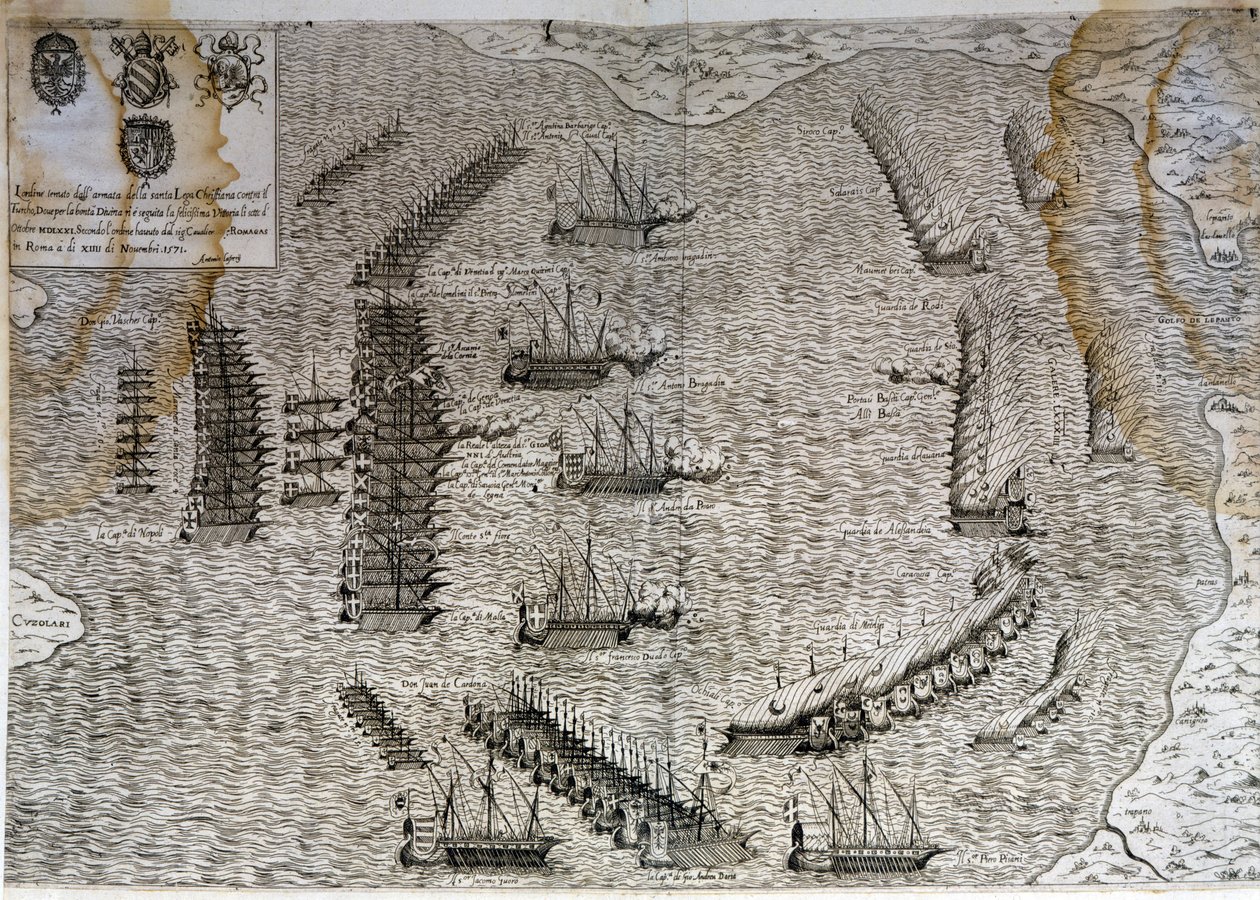 Bataille de Lépante - Unknown artist