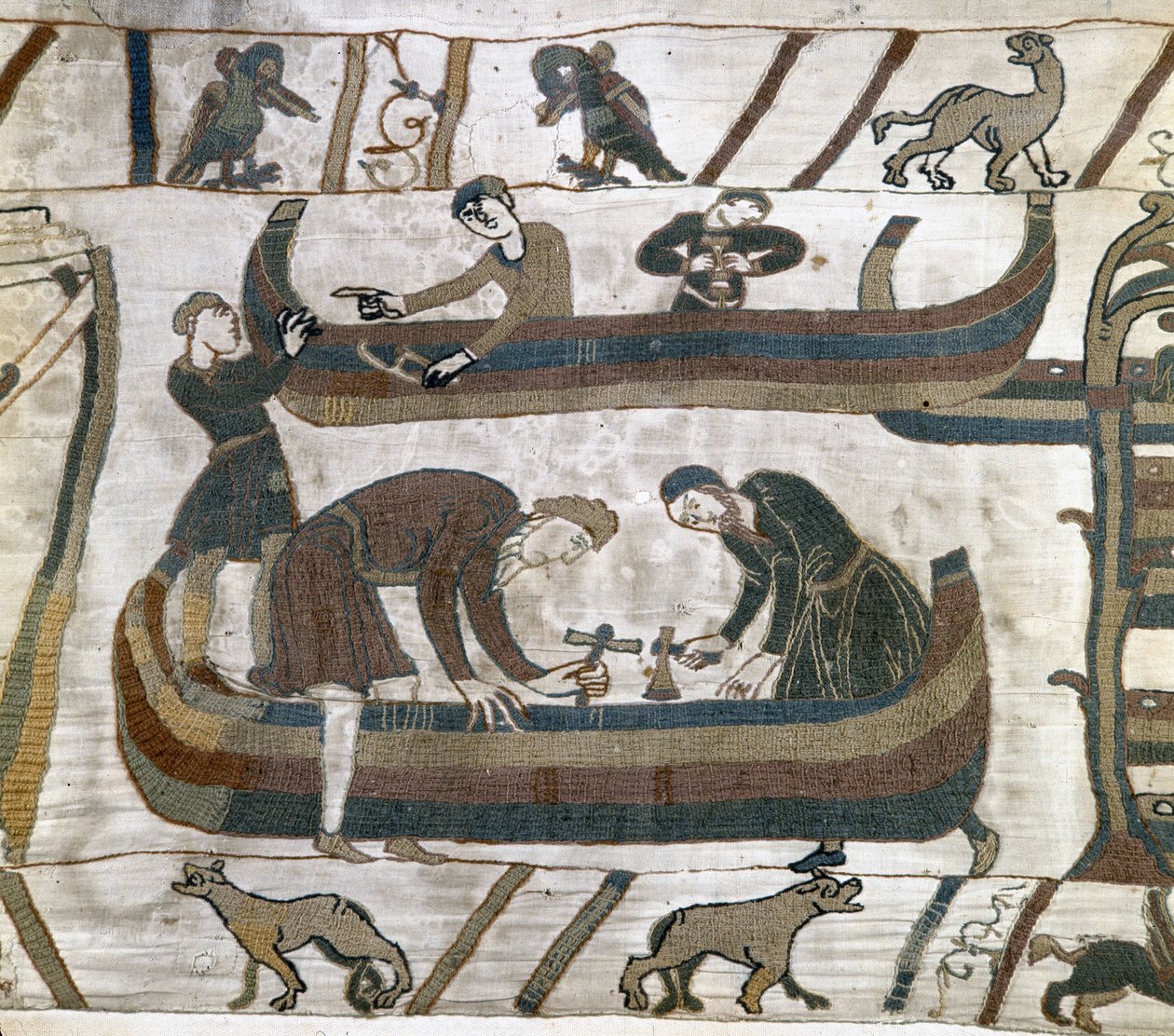 Tapisserie de Bayeux, connue sous le nom de Broderie de la Reine Mathilde - Unknown artist