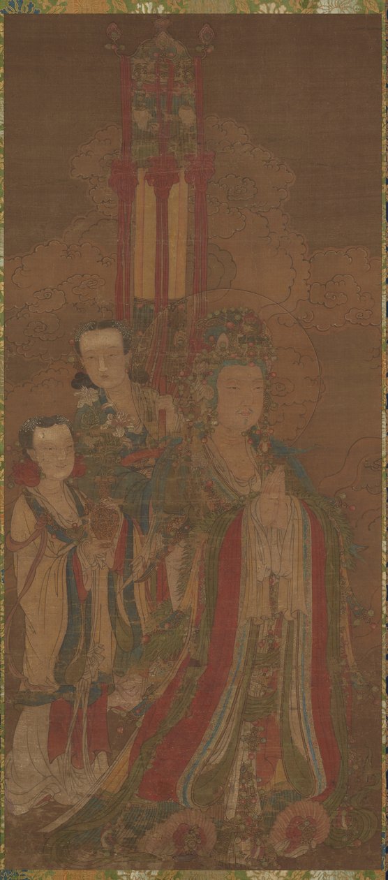 Bodhisattva et ses assistants - Unknown artist