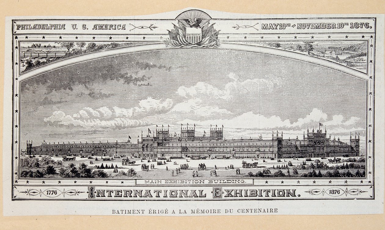 Bâtiment érigé en mémoire du centenaire (1776-1876) à l