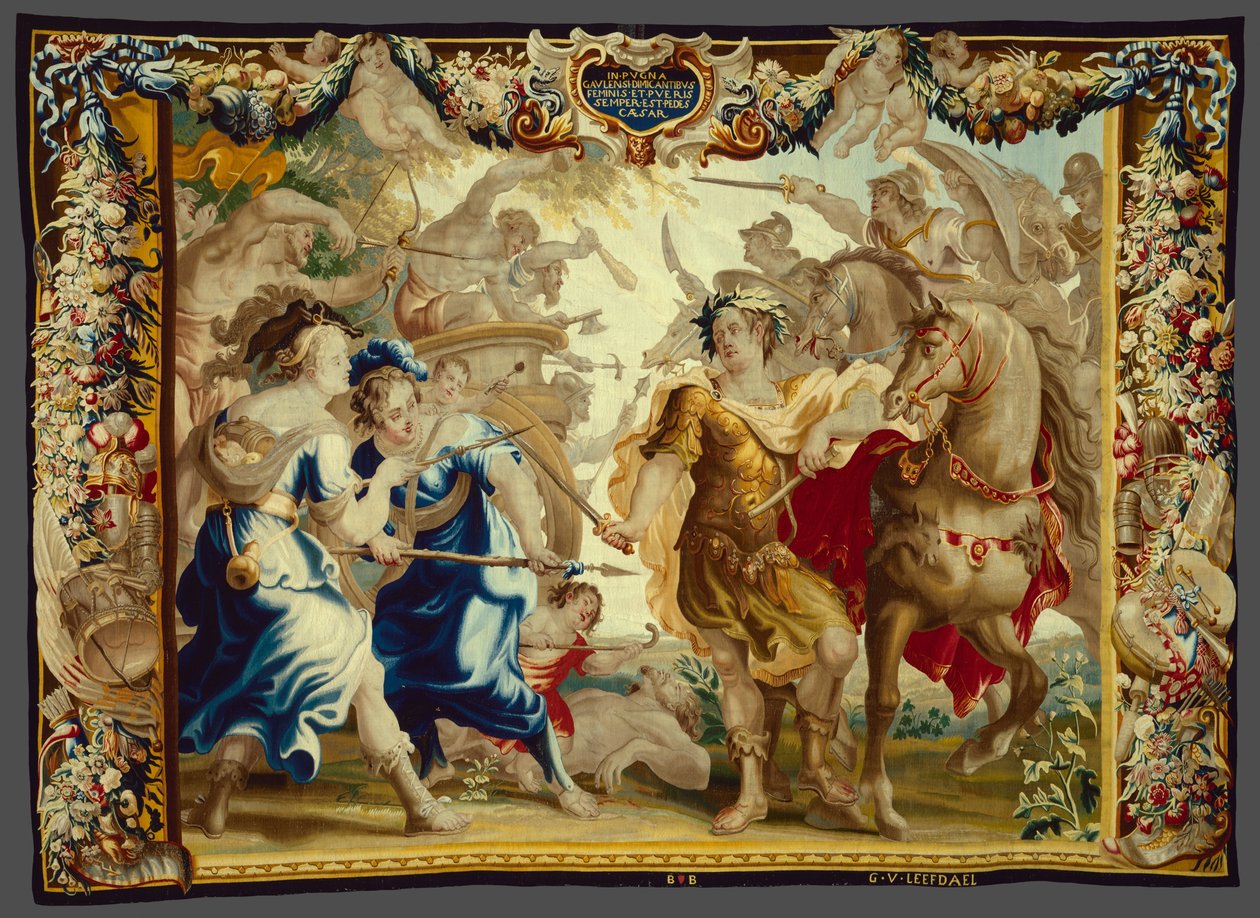 César dans la guerre des Gaules de L