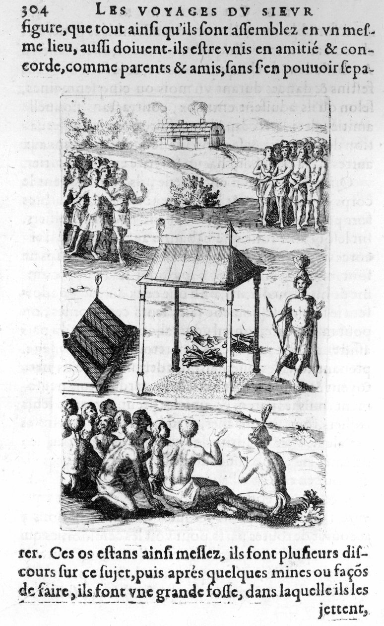 Canada : autochtones, dans « Les voyages de la Nouvelle France Occidentale, Dicte Canada, faits par le St Champlain Xaintongeois... de l