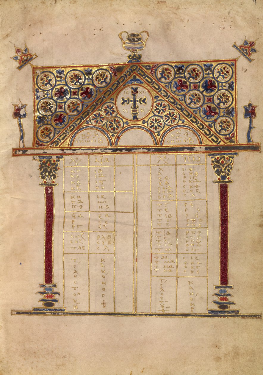 Canon Table Page - Unknown artist