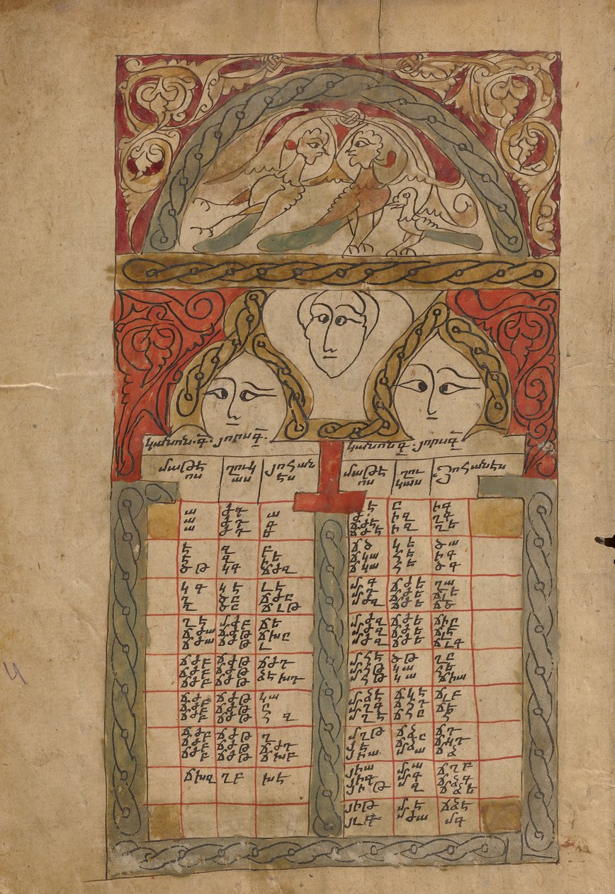 Canon Table Page - Unknown artist