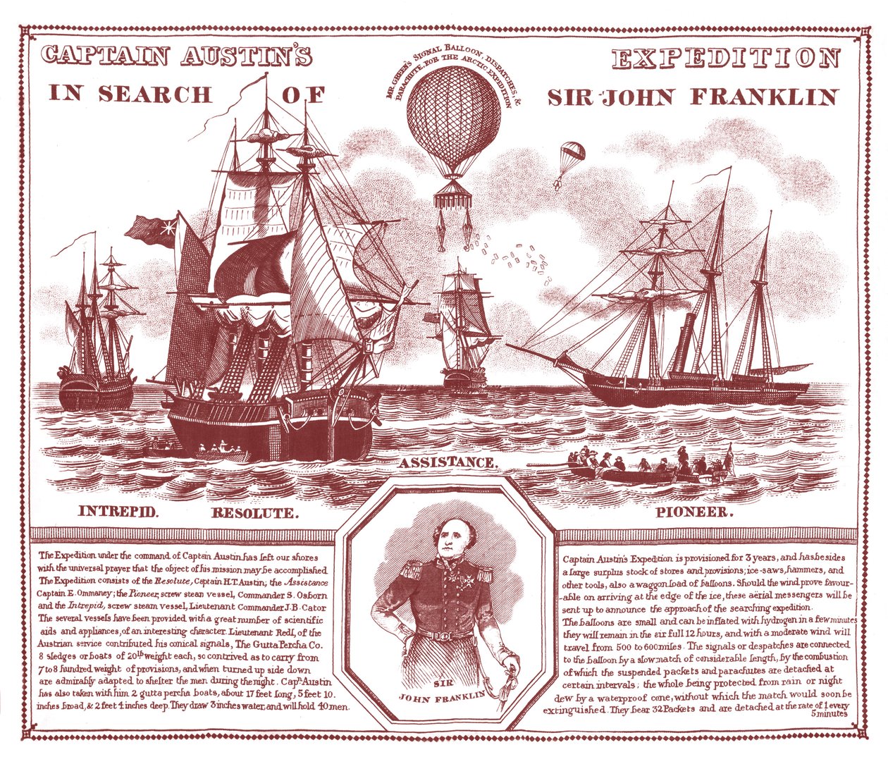 Expédition du capitaine Austin à la recherche de Sir John Franklin - Unknown artist