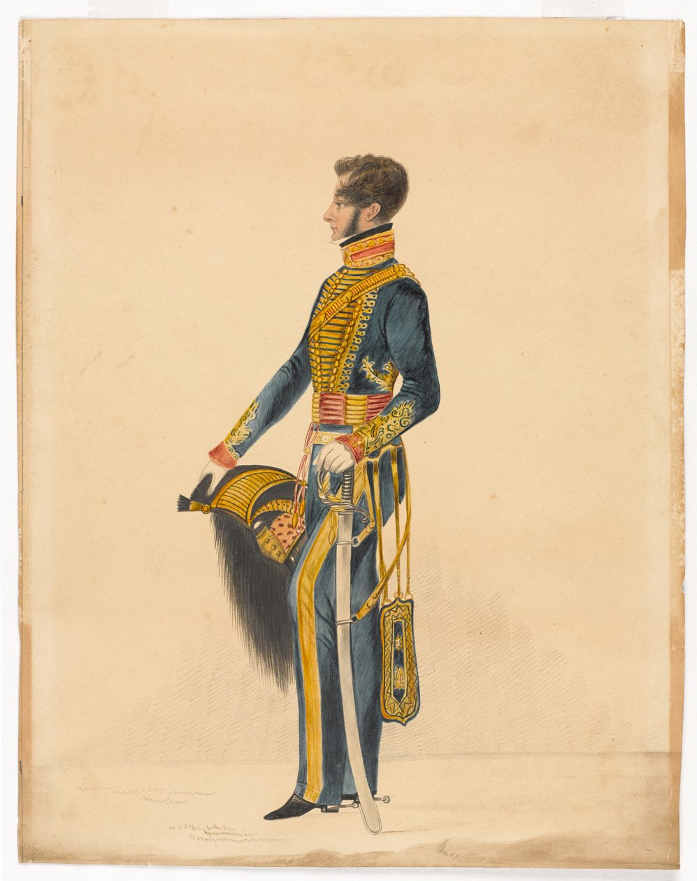 Capitaine William Brett, Artillerie à cheval de Bombay - Unknown artist