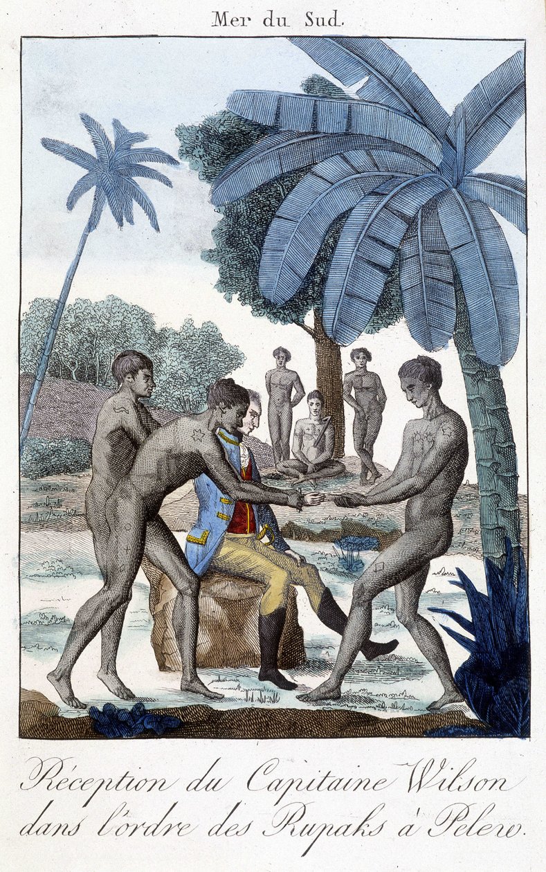 Réception du capitaine Wilson dans l