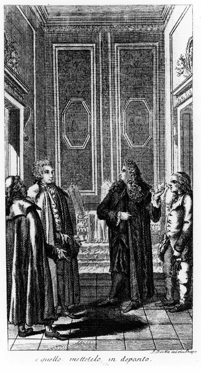 Casanova de Seingalt (1725 - 1798) - dans « Histoire de ma fuite des prisons de la République de Venise », écrit à Dux en Bohême - Unknown artist