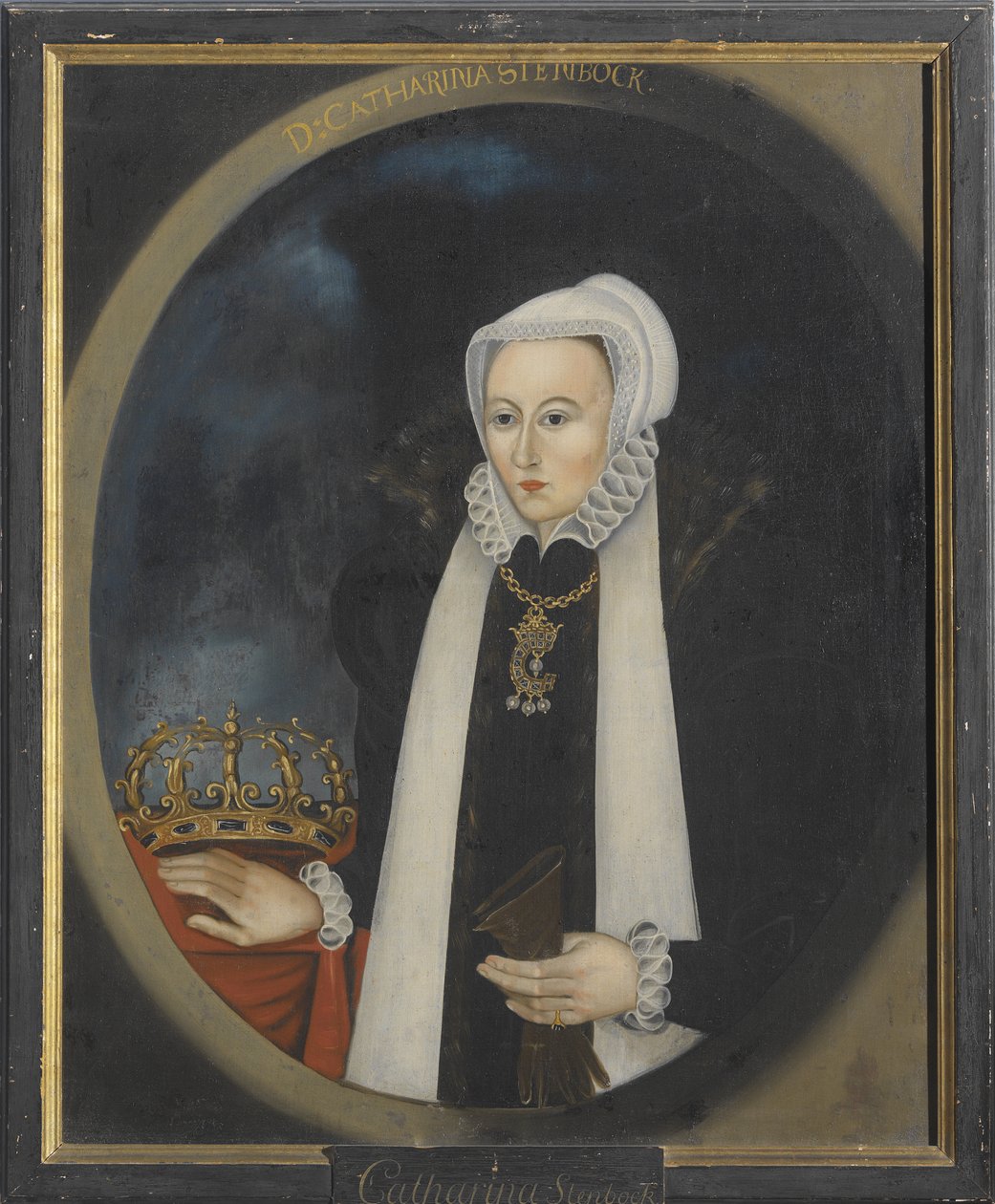 Portrait de Catherine Stenbock, reine de Suède - Unknown artist