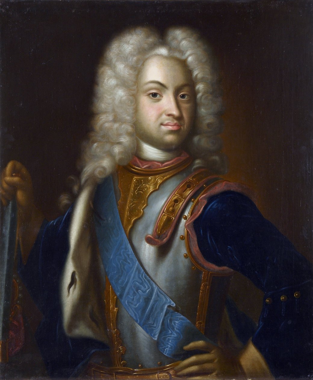 Charles Frederic de Holstein Gottorp - Portrait du duc Charles Frederick de Holstein-Gottorp (1700-1739), Anonyme. Huile sur toile, dernier quart du XVIIIe siècle, Musée d