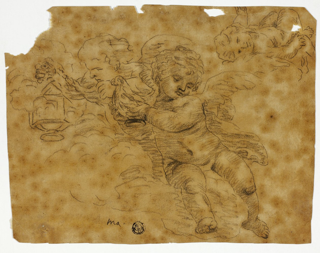 Chérubins avec Encensoirs - Unknown artist