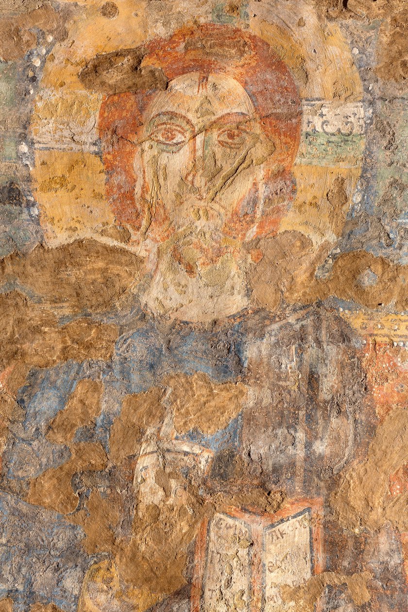 Christ bénissant avec à ses pieds La Madeleine, détail - Unknown artist