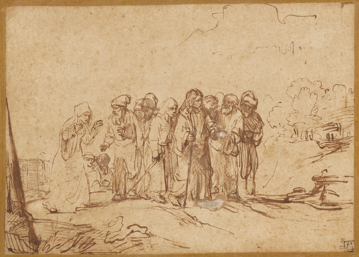 Le Christ et la femme cananéenne - Unknown artist