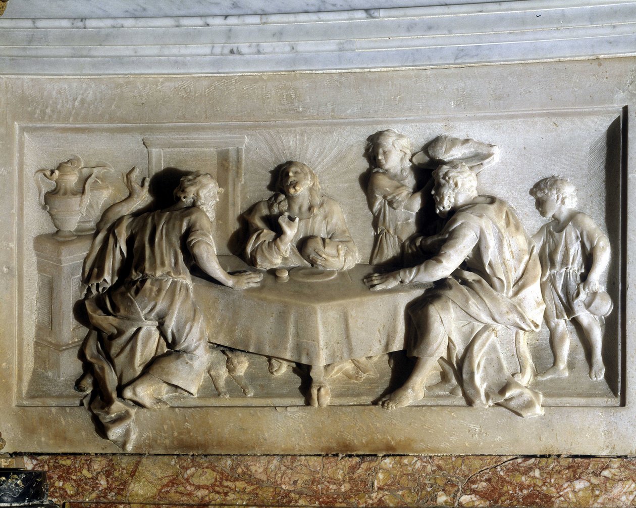 Christ et les pèlerins d
