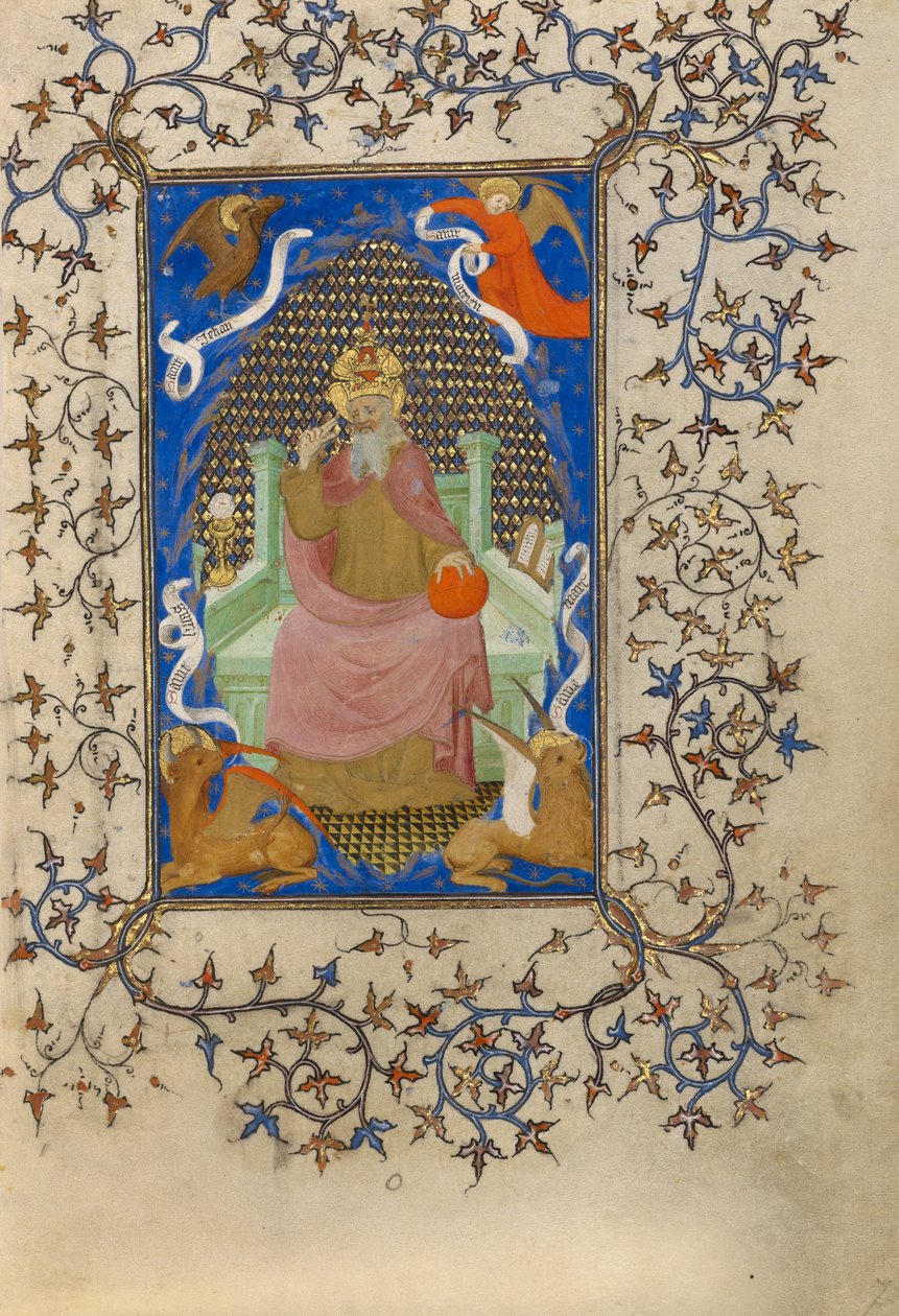 Le Christ en majesté entouré des symboles des quatre évangélistes - Unknown artist