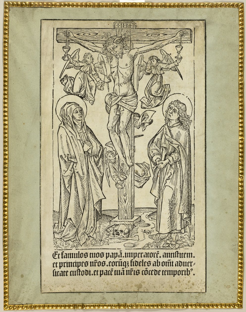 Le Christ en croix avec les anges - Unknown artist