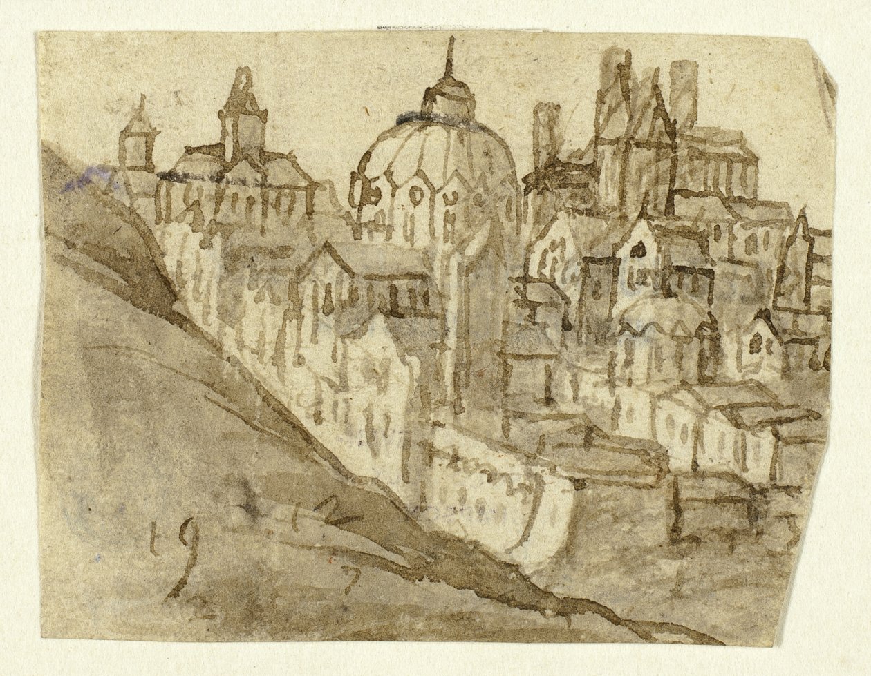 Citadelle avec dôme - Unknown artist