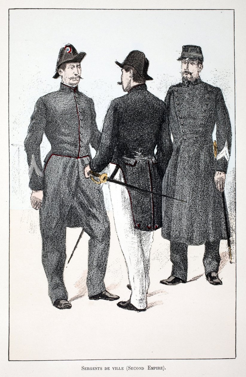 Sergents de ville (Second Empire) - Unknown artist
