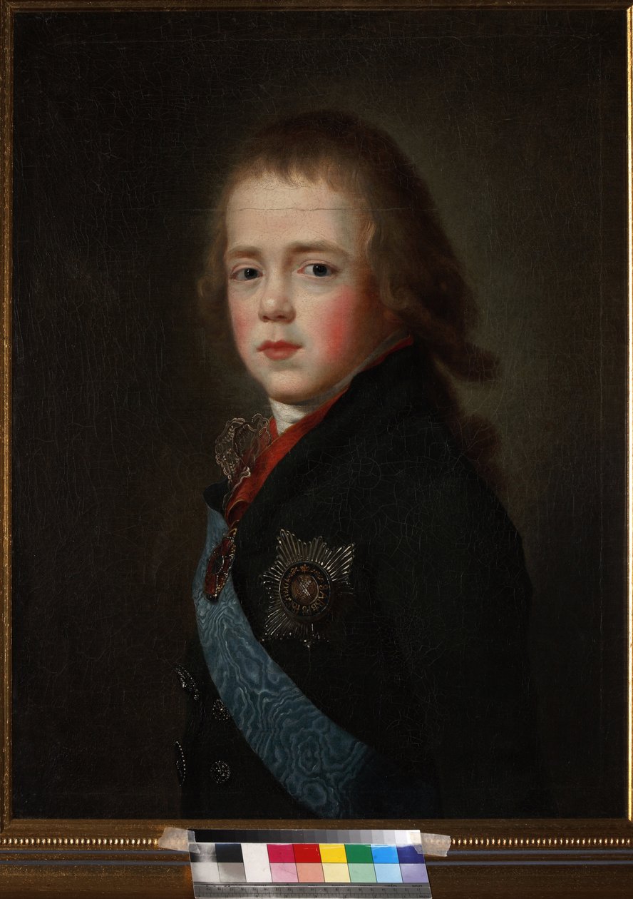 Portrait du grand-duc Constantin Pavlovitch de Russie (1779-1831) enfant - Unknown artist