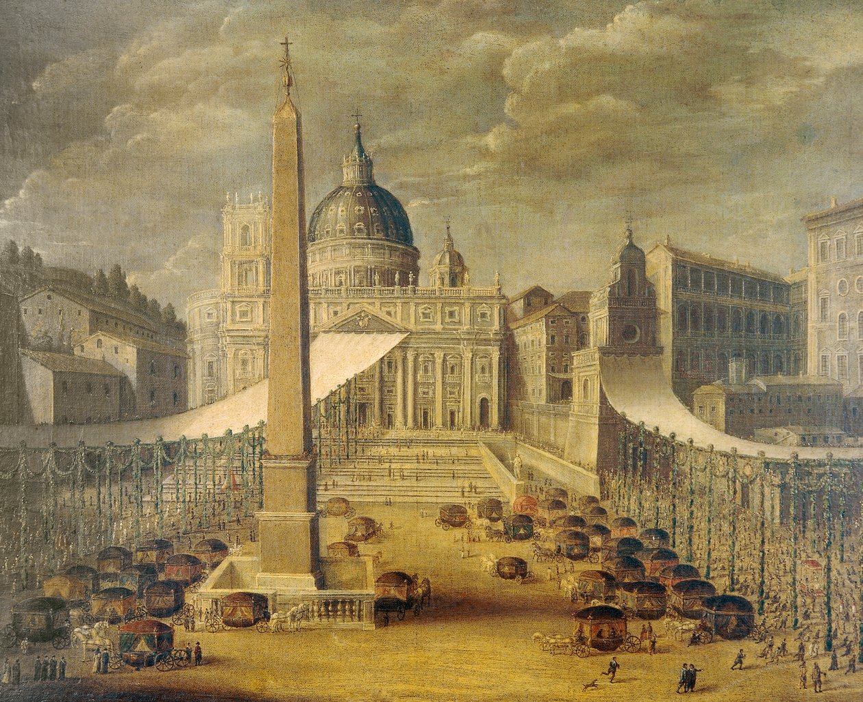 Procession de Corpus Christi sur la place Saint-Pierre à l