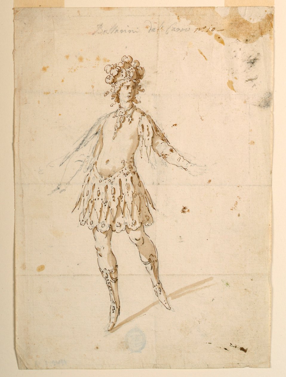 Conception de costume : Danseuse pour un ballet sur un char - Unknown artist