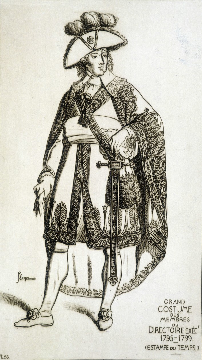Costume des membres du Directoire - Unknown artist