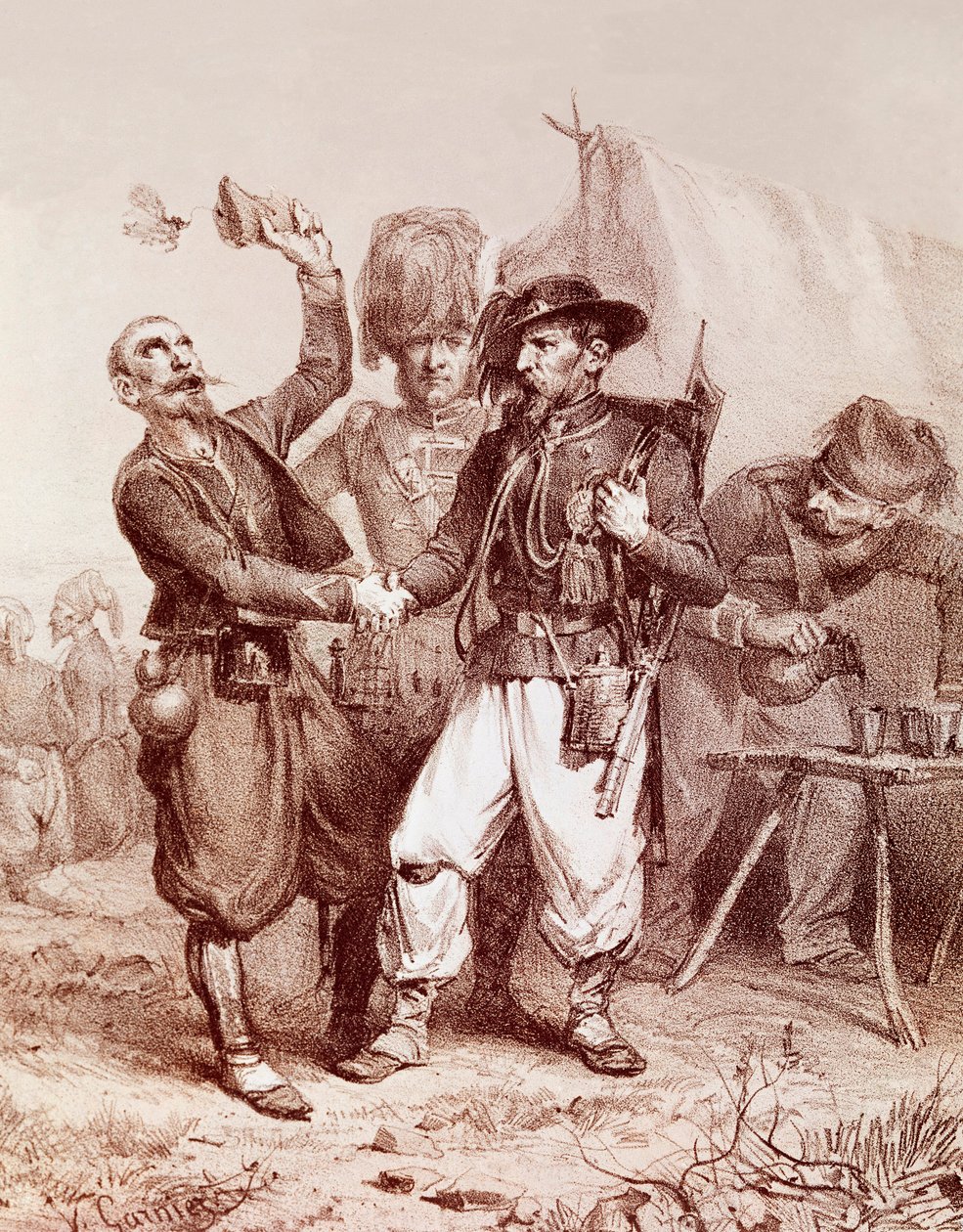 Guerre de Crimée (1853-1856) : allégorie de l