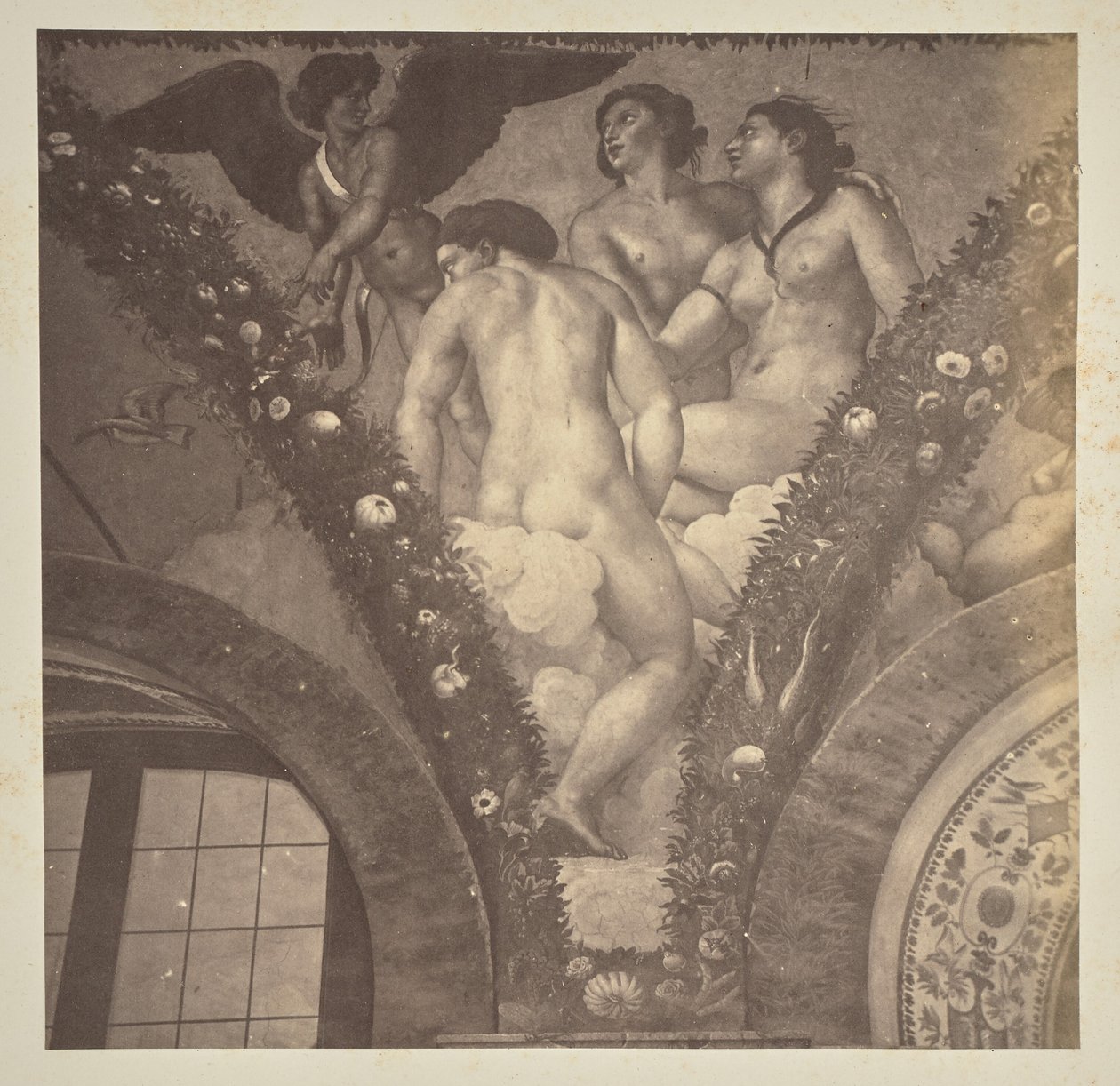 Cupidon montre Psyché aux trois Grâces - Unknown artist