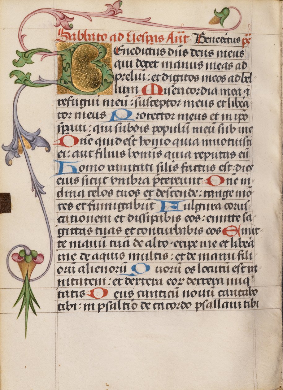 Initiale B décorée - Unknown artist