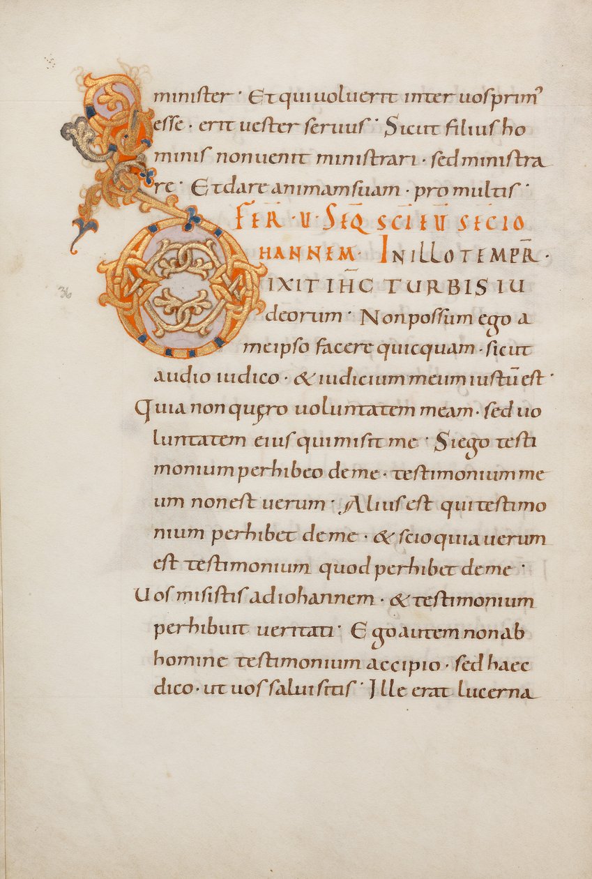Initiale D décorée - Unknown artist
