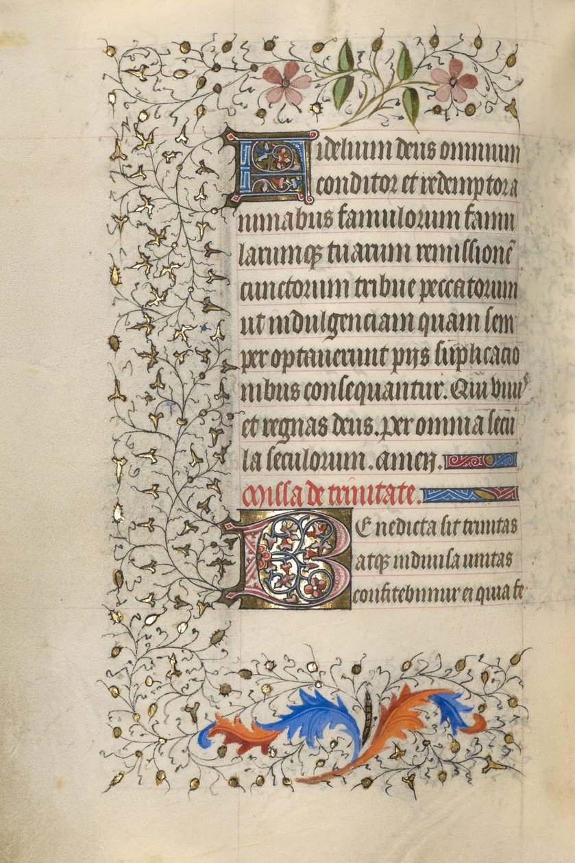 Initiale décorée F ; Initiale décorée B - Unknown artist