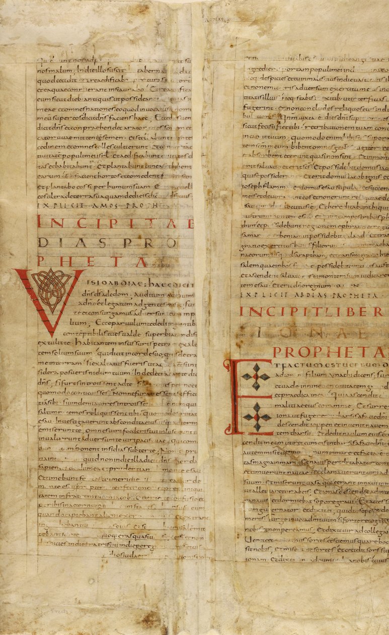 Initiale décorée V ; Initiale décorée E - Unknown artist