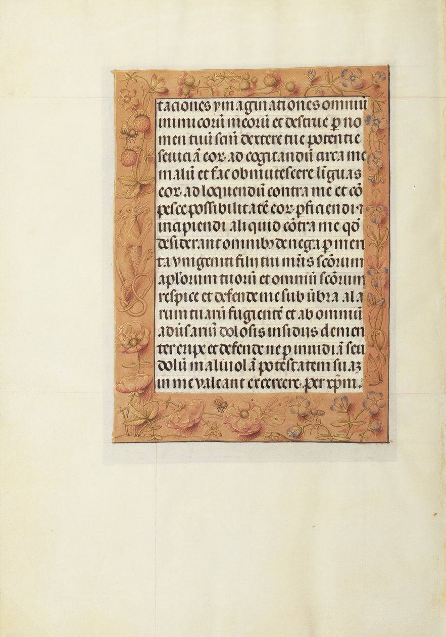 Page de texte décorée - Unknown artist