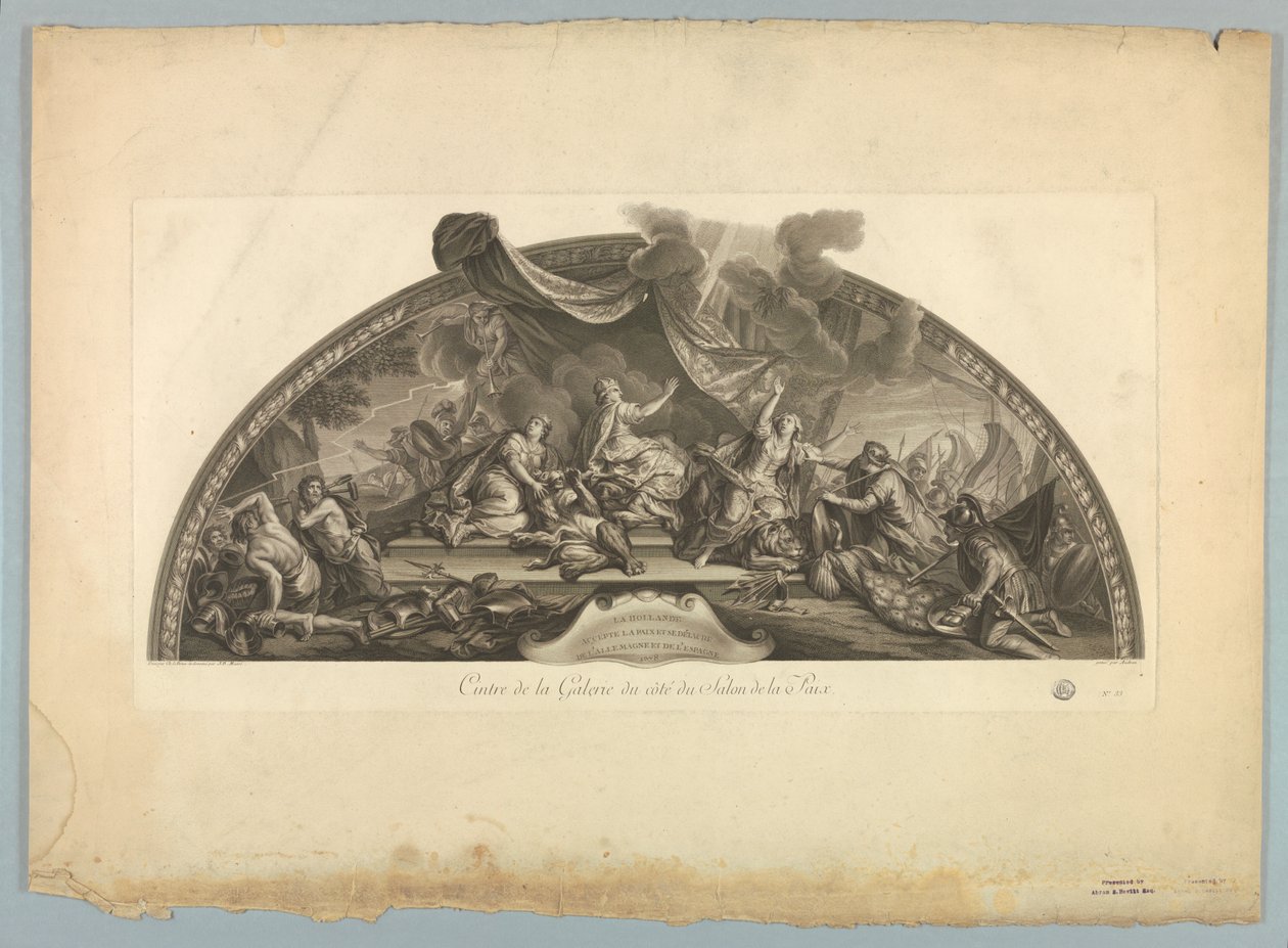 Décorations par Lebrun et Mignard au Palais de Versailles - Unknown artist