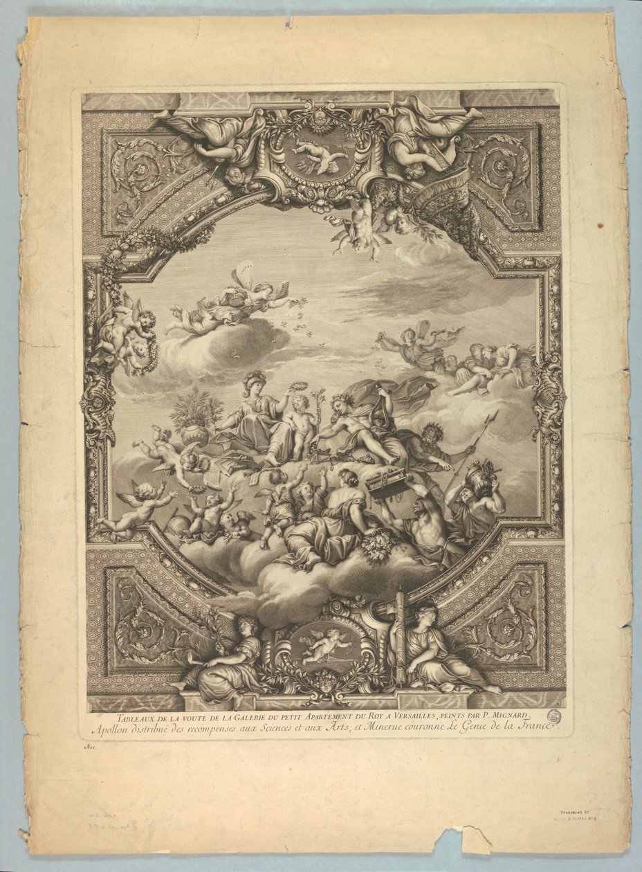 Décorations par Lebrun et Mignard au Palais de Versailles - Unknown artist