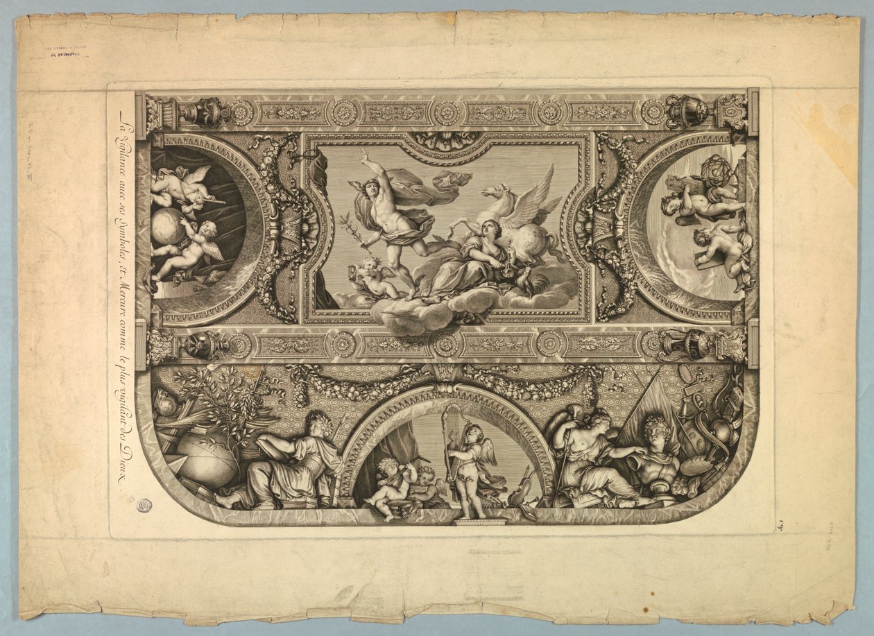 Décorations de LeBrun et Mignard au Palais de Versailles - Unknown artist
