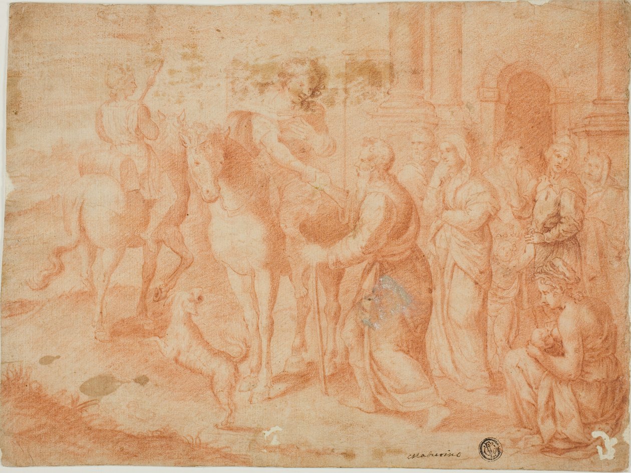Départ de Tobias - Unknown artist