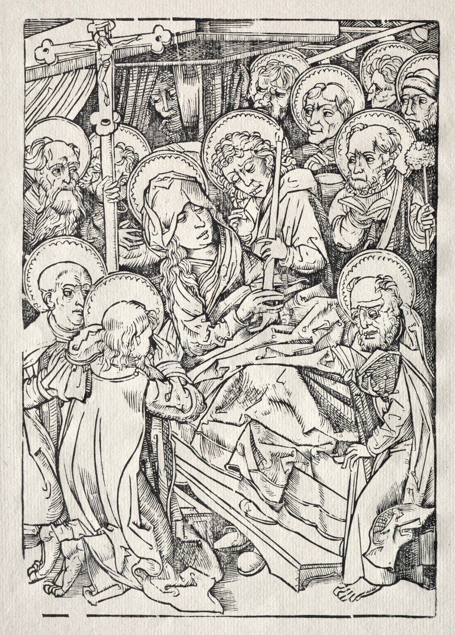 La mort de Marie - Unknown artist
