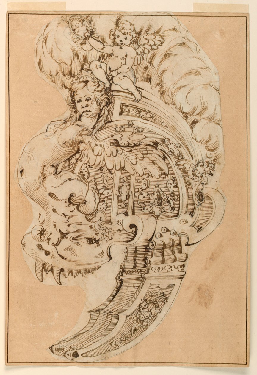 Projet pour un burgonet décoratif - Unknown artist