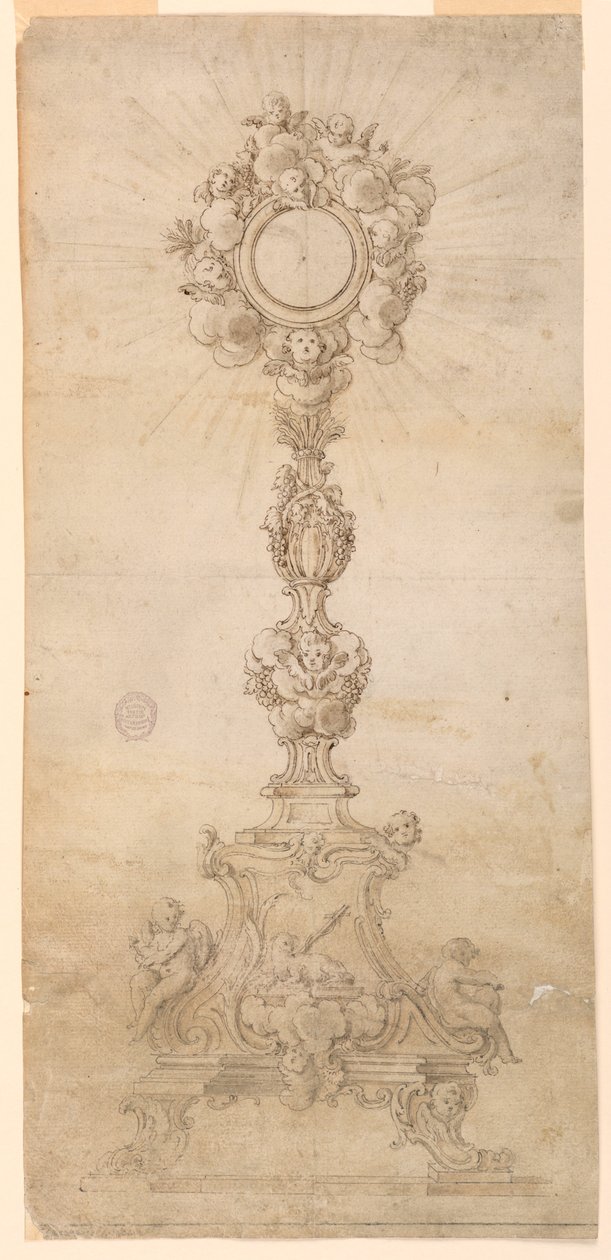 Conception pour une monstrance avec suggestions alternatives - Unknown artist