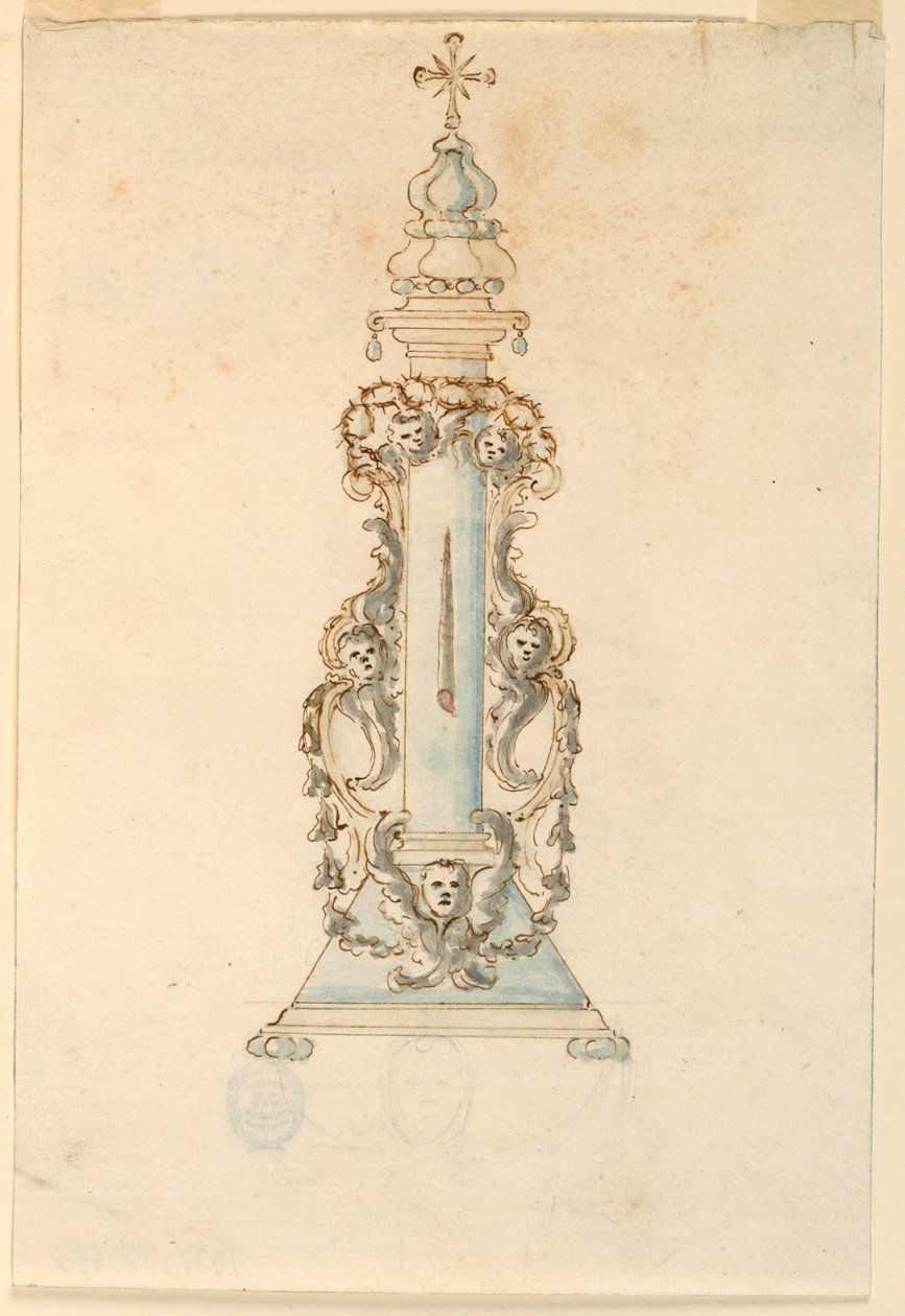 Conception pour un reliquaire pour une épine de la couronne - Unknown artist