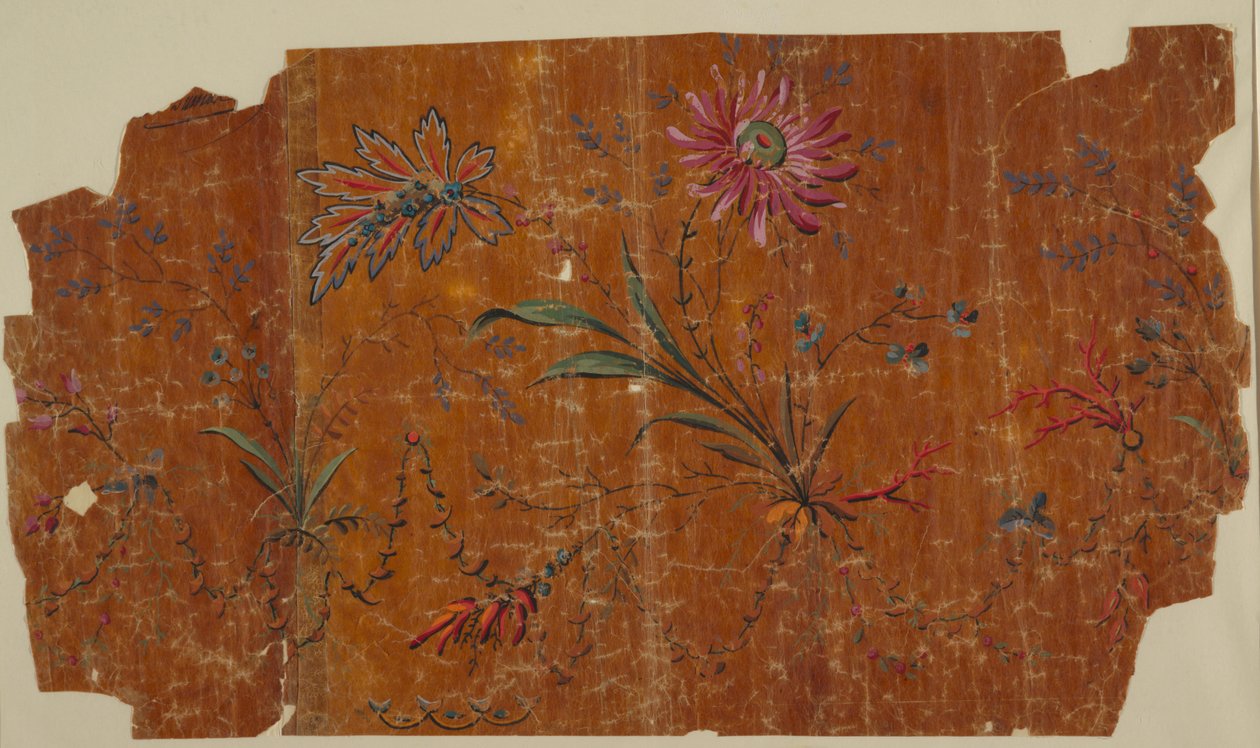 Conception pour une bordure horizontale tissée - Unknown artist