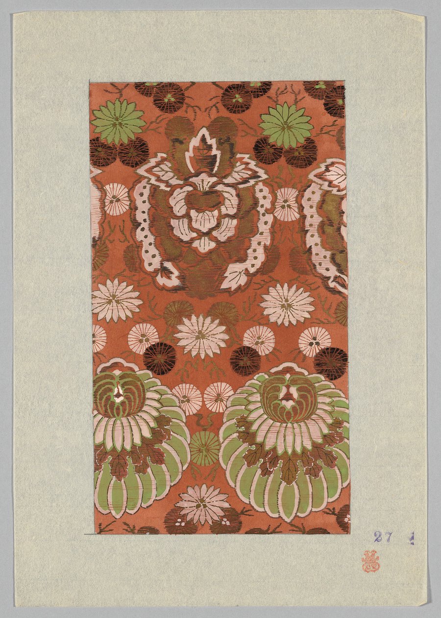 Design sur papier - Unknown artist